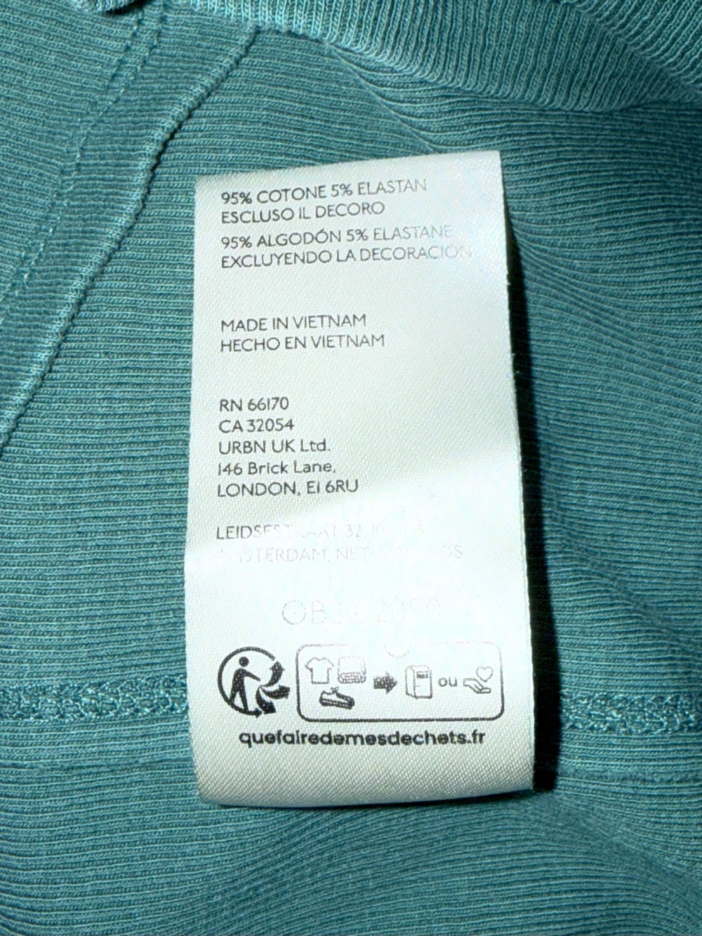 Free People We the Free Jamie Henley Ribbed Top XL in Uncut Emerald - Picture 8 of 8